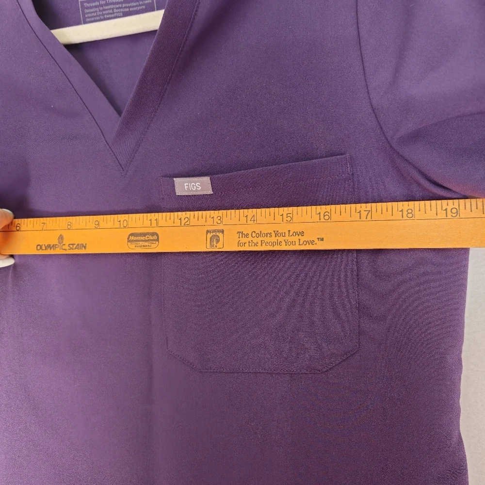 Figs NWT Catarina scrub top Ultraviolet/Dark purple size‎ S Petite